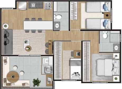 Apartamento, 1 quarto, 24 m² - Foto 18