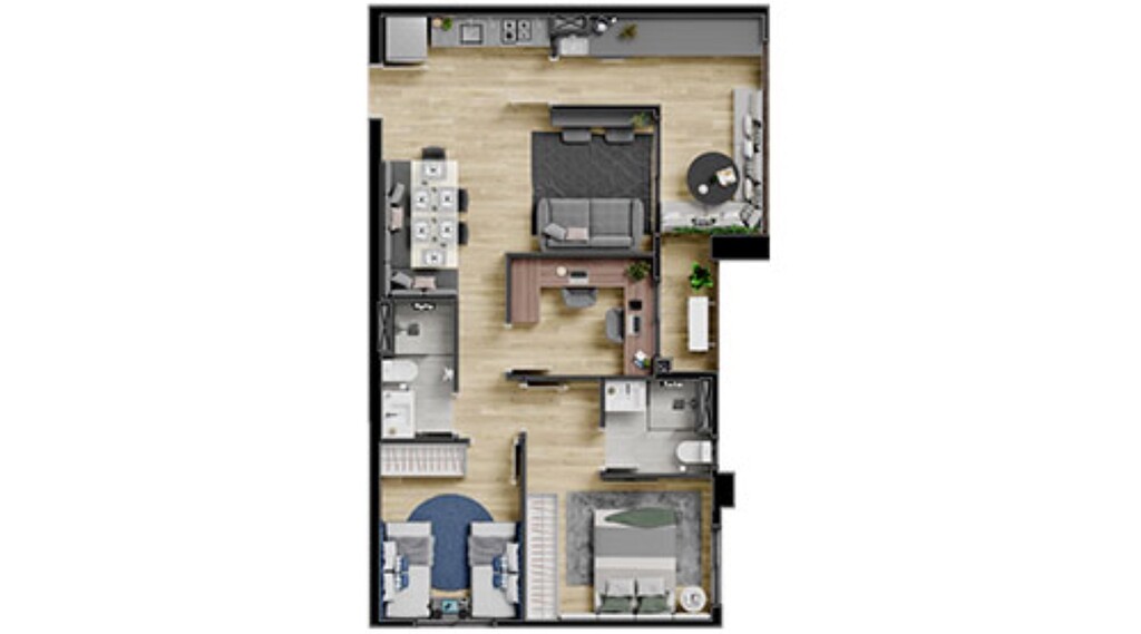 Apartamento à venda com 2 quartos, 57m² - Foto 10