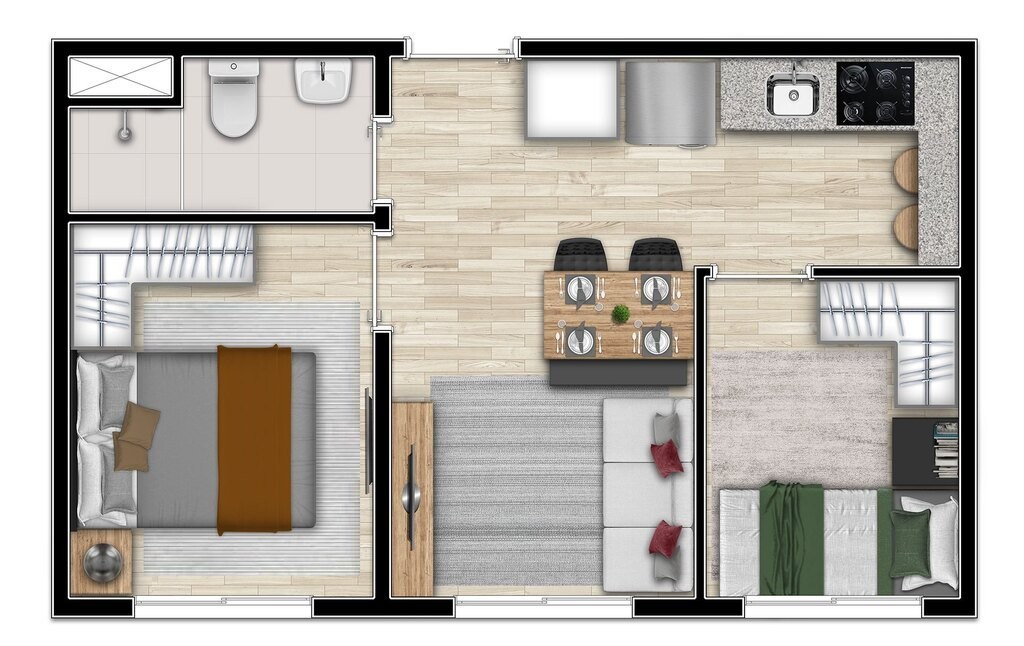 Apartamento, 2 quartos, 32 m² - Foto 11