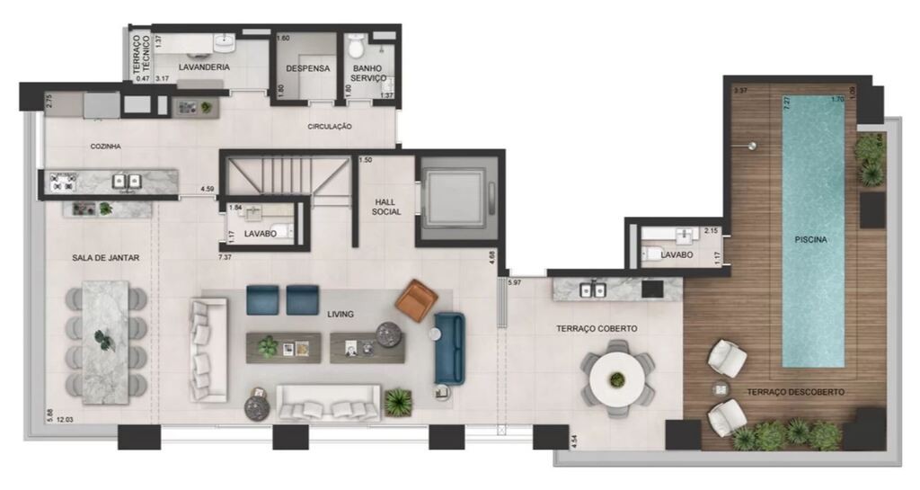 Apartamento, 3 quartos, 366 m² - Foto 17