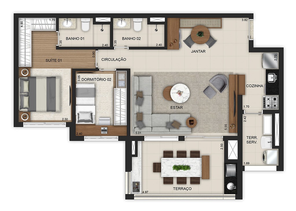 Apartamento à venda com 2 quartos, 73m² - Foto 31