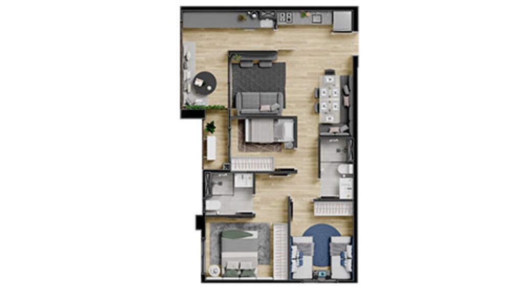 Apartamento à venda com 2 quartos, 57m² - Foto 8