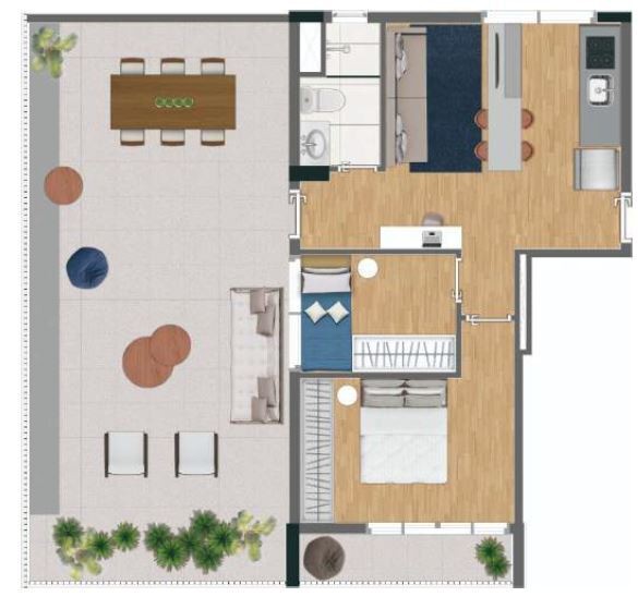 Apartamento, 2 quartos, 46 m² - Foto 22