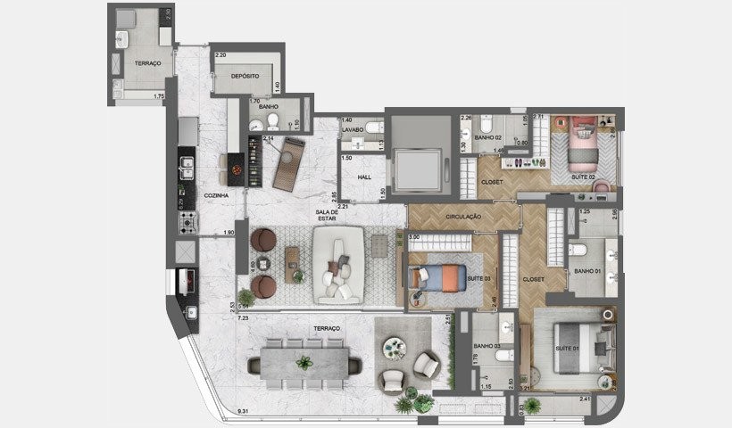 Cobertura à venda com 3 quartos, 213m² - Foto 47