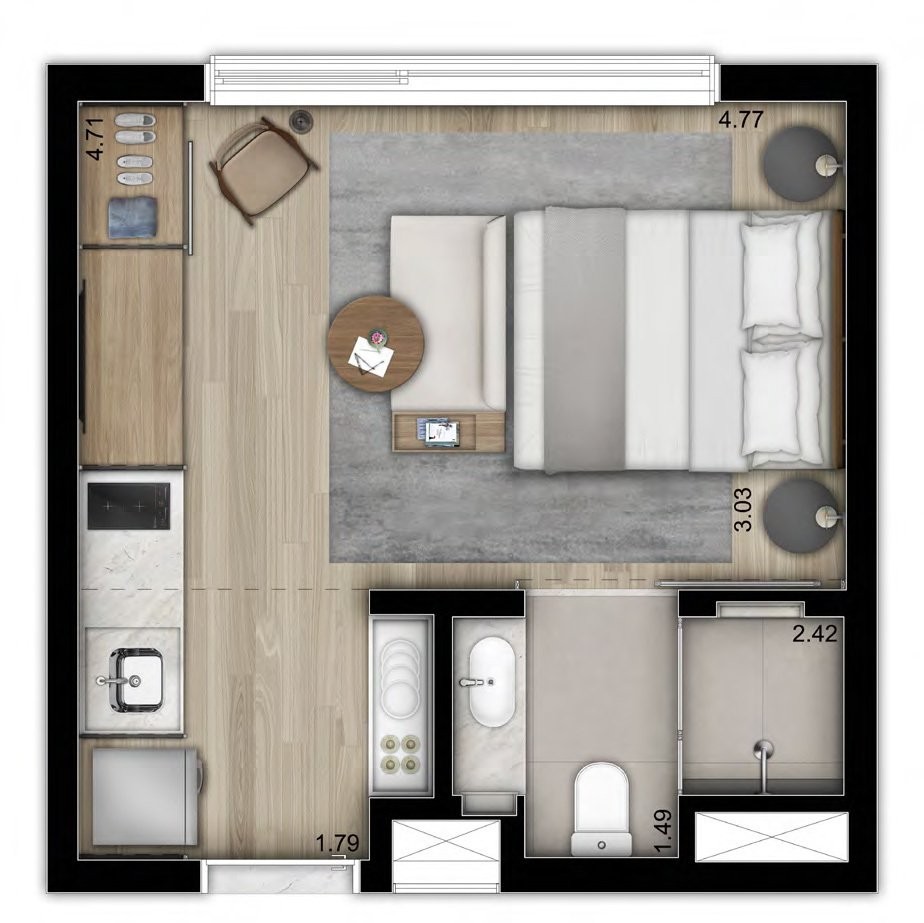 Apartamento à venda com 2 quartos, 60m² - Foto 13