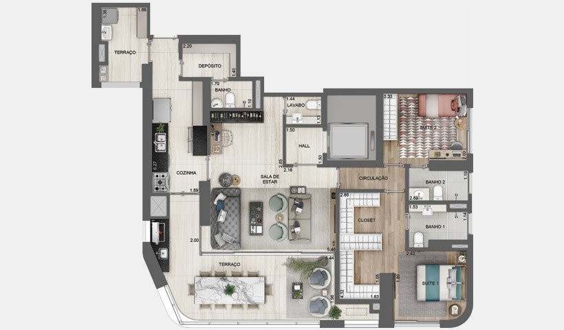 Cobertura à venda com 3 quartos, 213m² - Foto 46