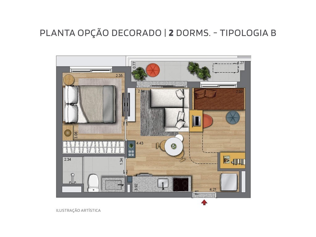 Apartamento à venda com 2 quartos, 36m² - Foto 23