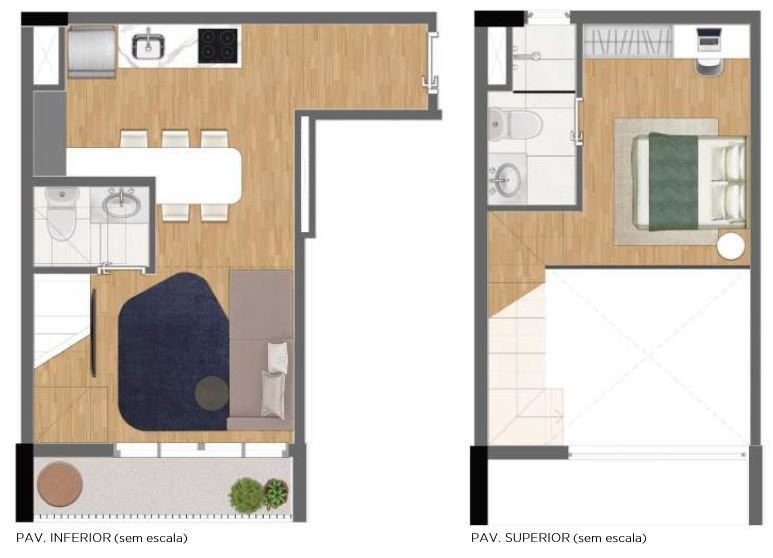 Apartamento, 1 quarto, 46 m² - Foto 17