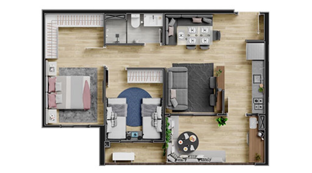 Apartamento à venda com 2 quartos, 57m² - Foto 12