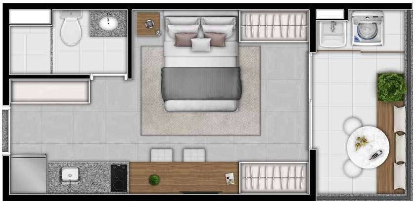Apartamento, 2 quartos, 40 m² - Foto 13