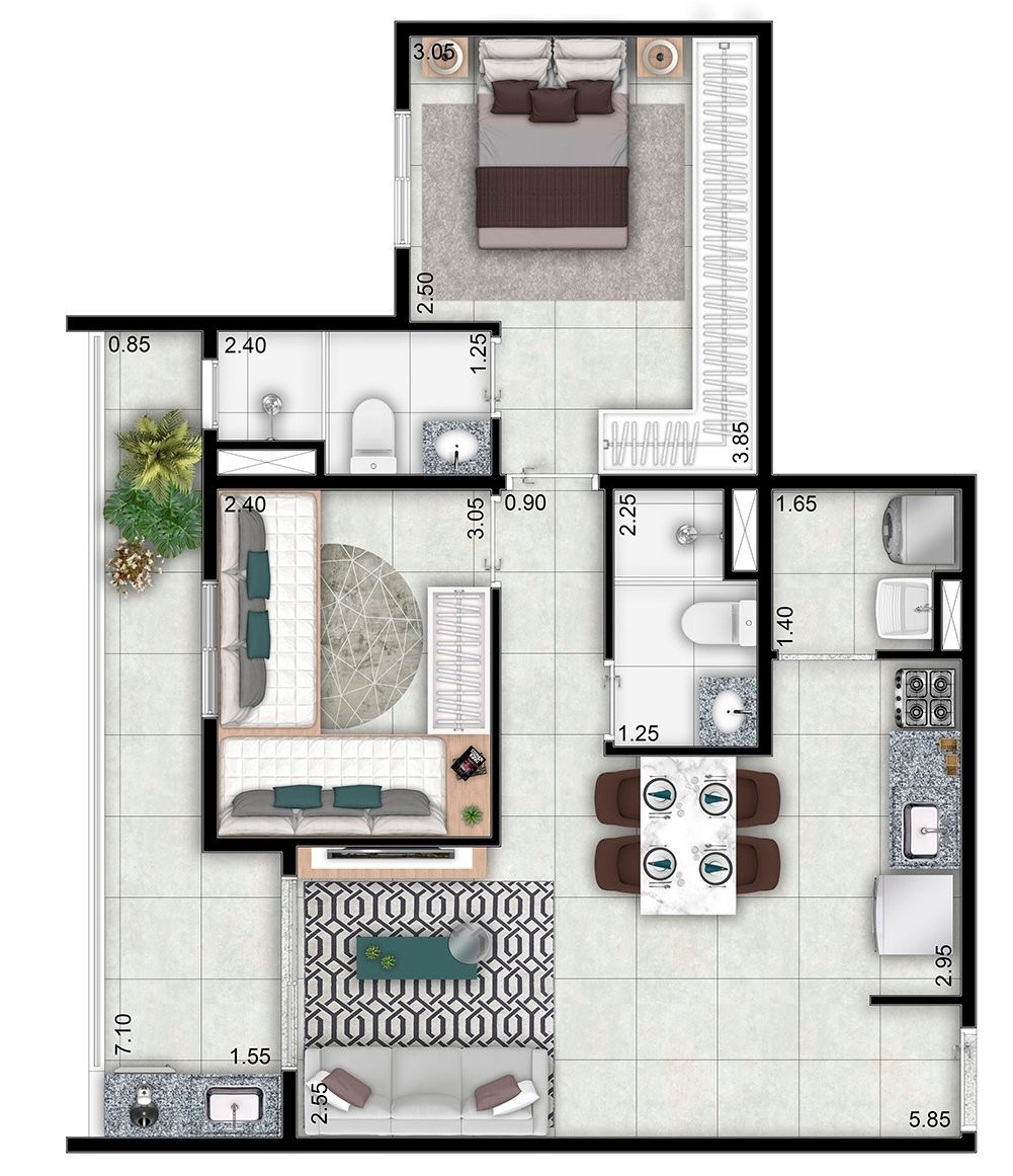 Apartamento, 2 quartos, 69 m² - Foto 20