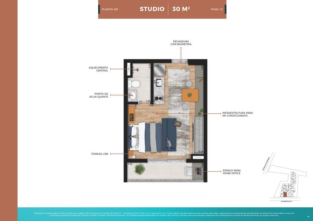 Apartamento, 1 quarto, 25 m² - Foto 24