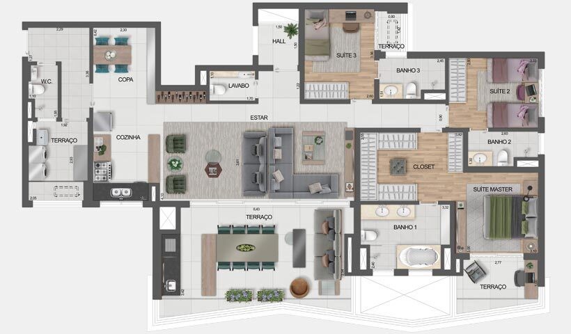 Apartamento à venda com 4 quartos, 144m² - Foto 37