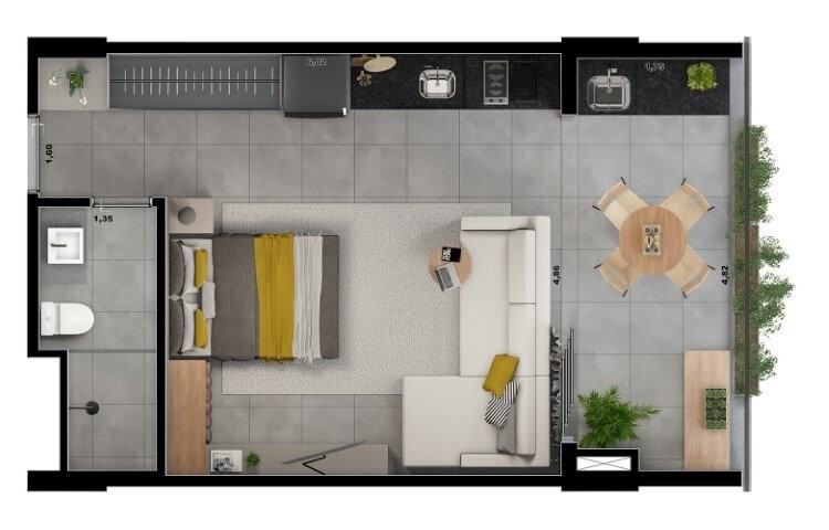 Loft, 42 m² - Foto 30