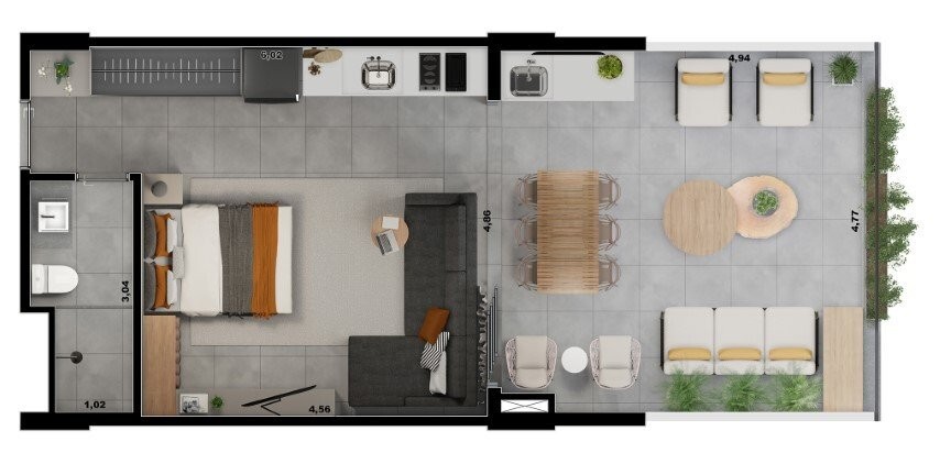 Loft, 42 m² - Foto 31