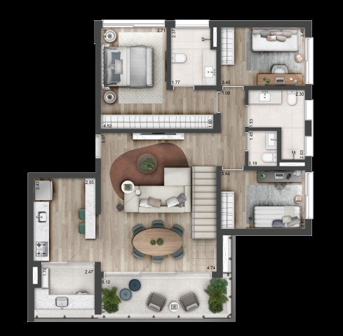 Cobertura à venda com 3 quartos, 222m² - Foto 20