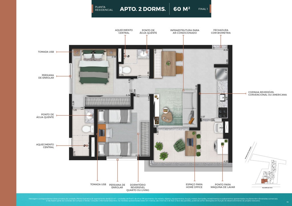Apartamento, 1 quarto, 25 m² - Foto 31