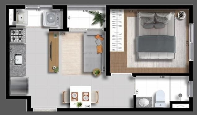 Apartamento à venda com 2 quartos, 32m² - Foto 12