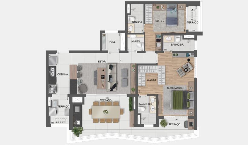 Apartamento à venda com 4 quartos, 144m² - Foto 33