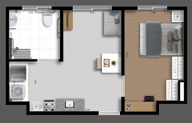 Apartamento à venda com 2 quartos, 32m² - Foto 15