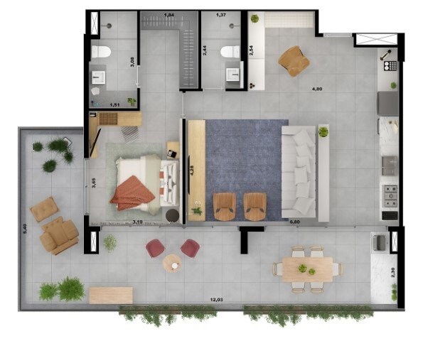 Loft, 42 m² - Foto 33