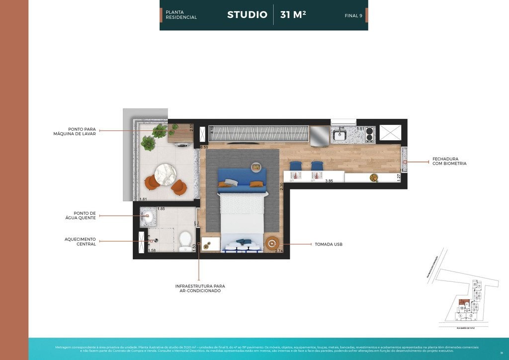 Apartamento, 1 quarto, 25 m² - Foto 26