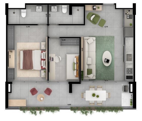 Loft, 42 m² - Foto 32