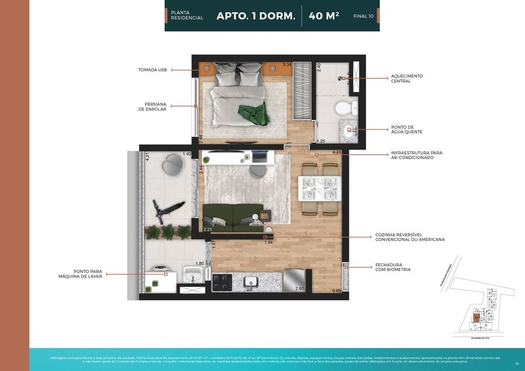 Apartamento, 1 quarto, 25 m² - Foto 30
