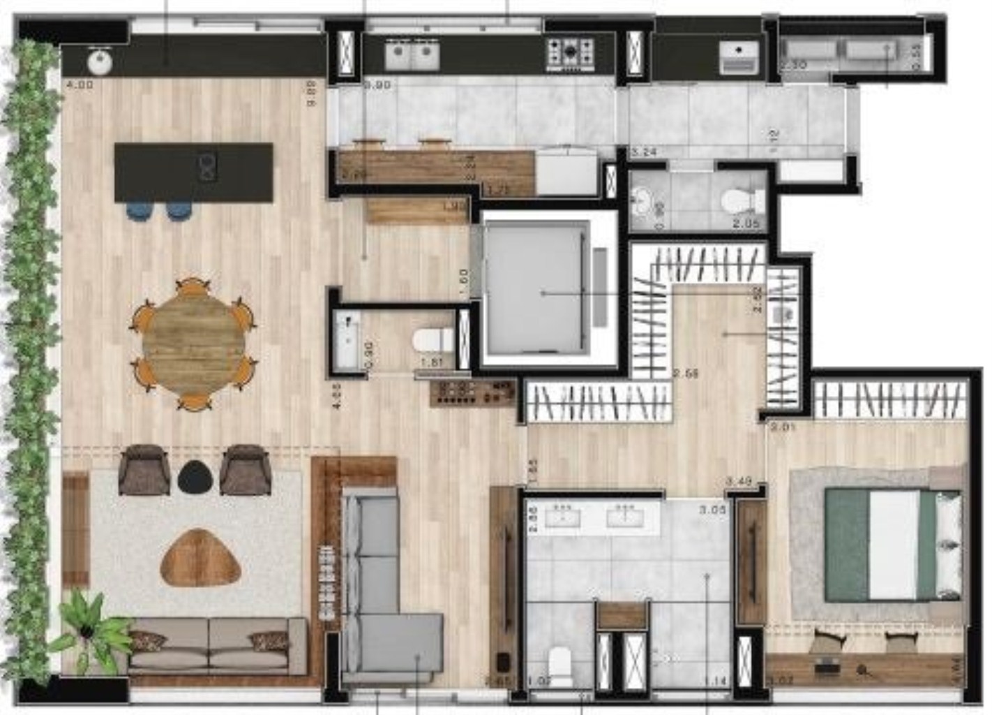 Apartamento à venda com 2 quartos, 134m² - Foto 20