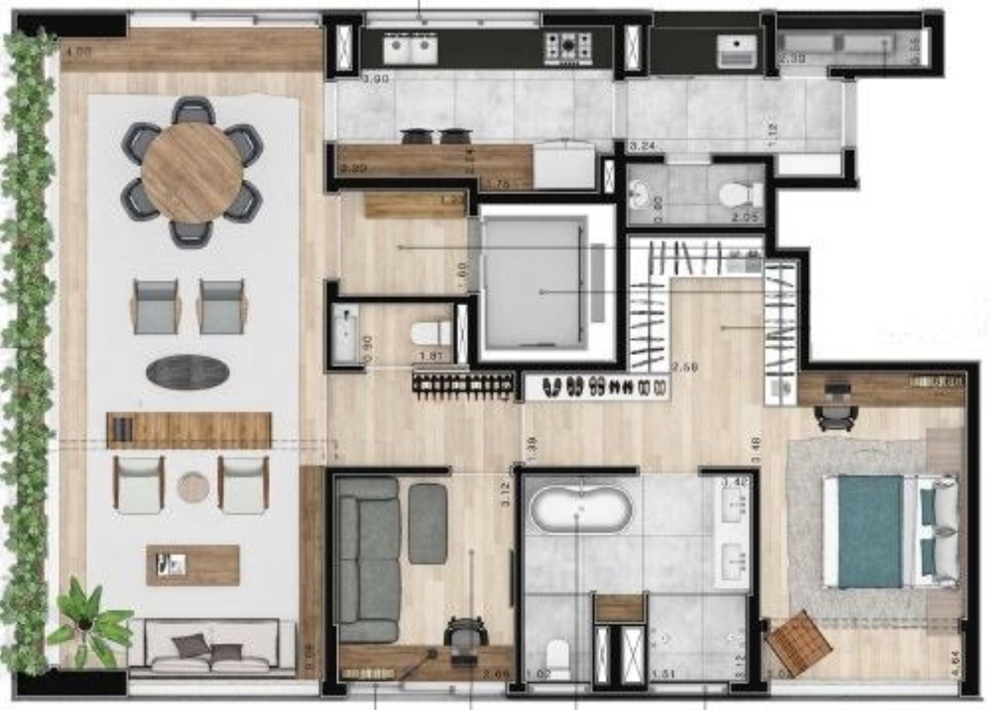 Apartamento à venda com 2 quartos, 134m² - Foto 21