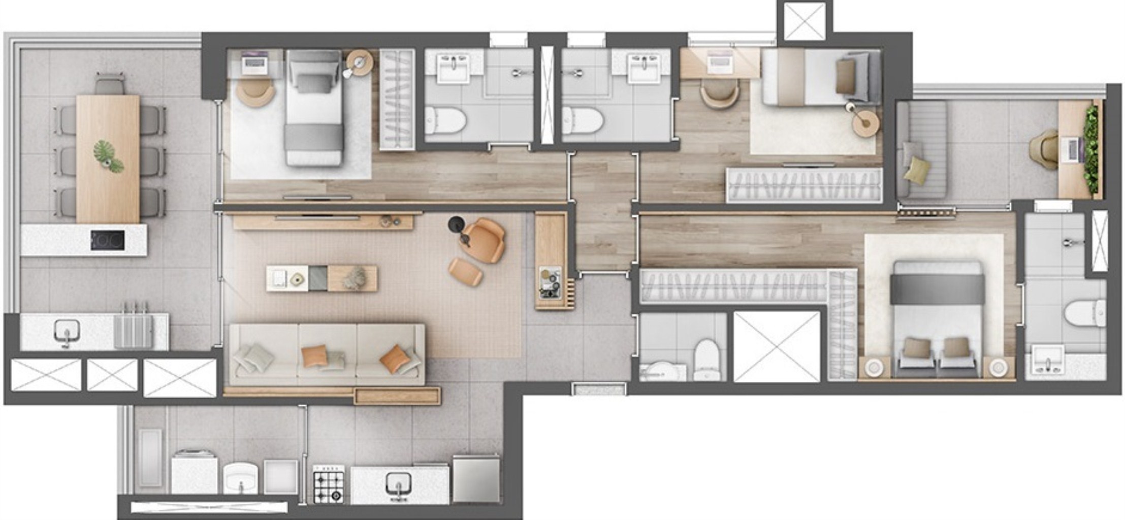 Apartamento, 3 quartos, 110 m² - Foto 17