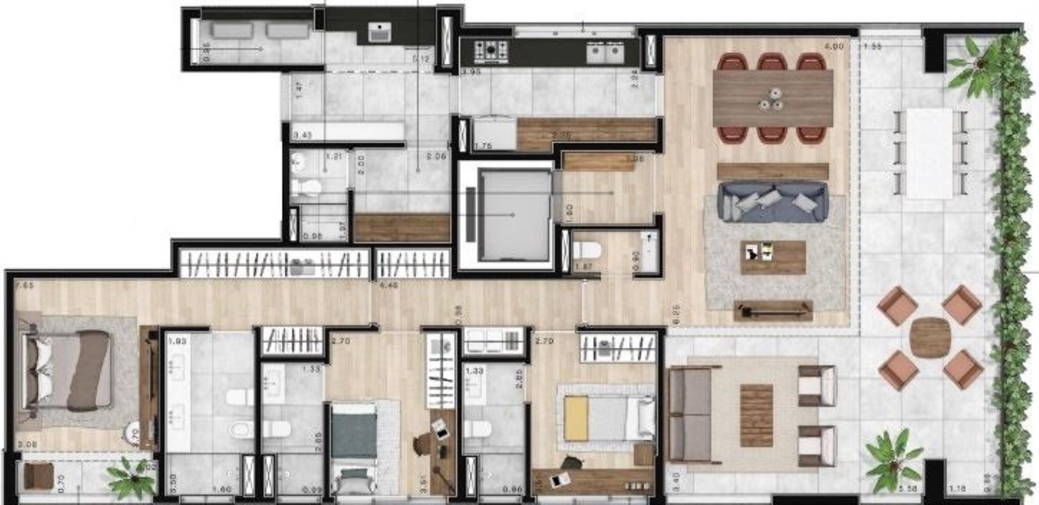 Apartamento à venda com 2 quartos, 134m² - Foto 22