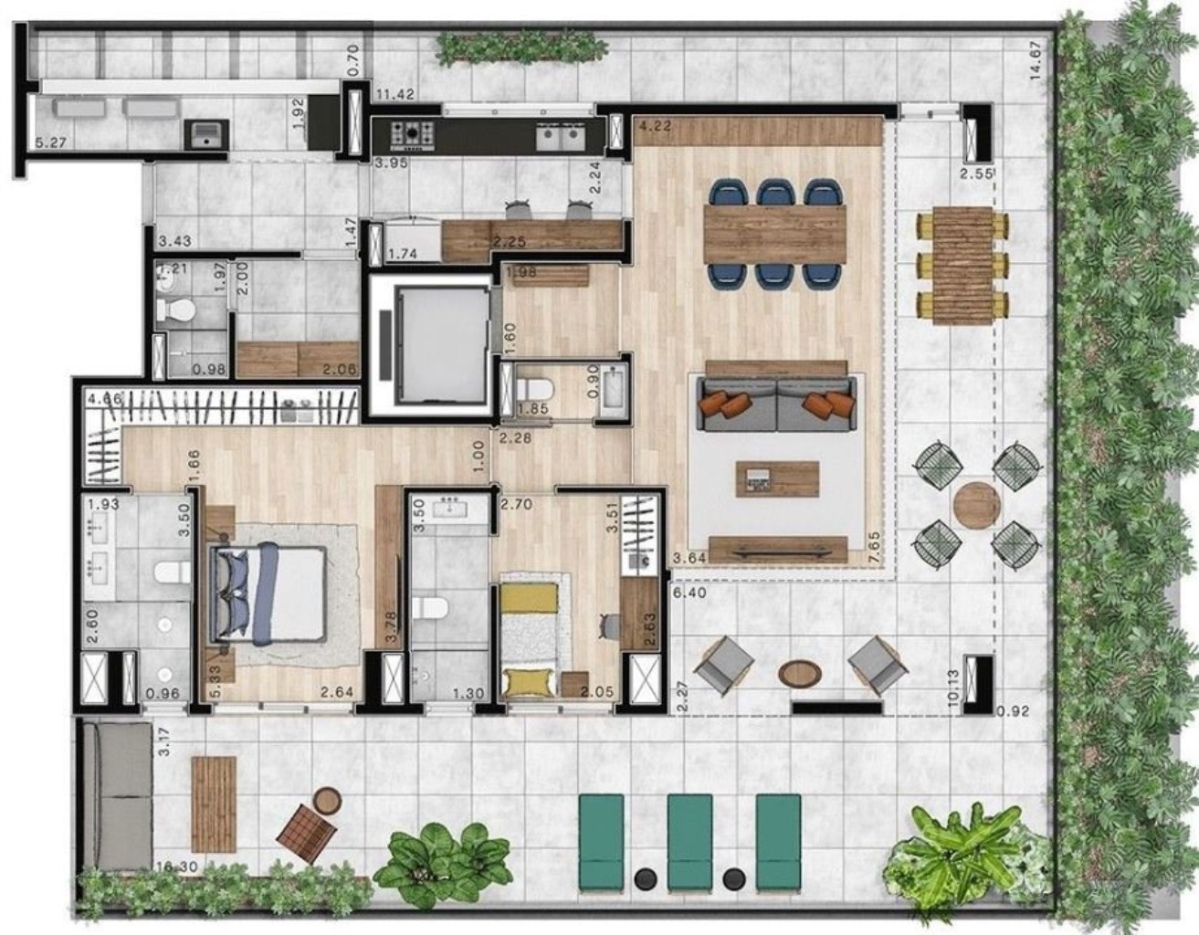 Apartamento à venda com 2 quartos, 134m² - Foto 27