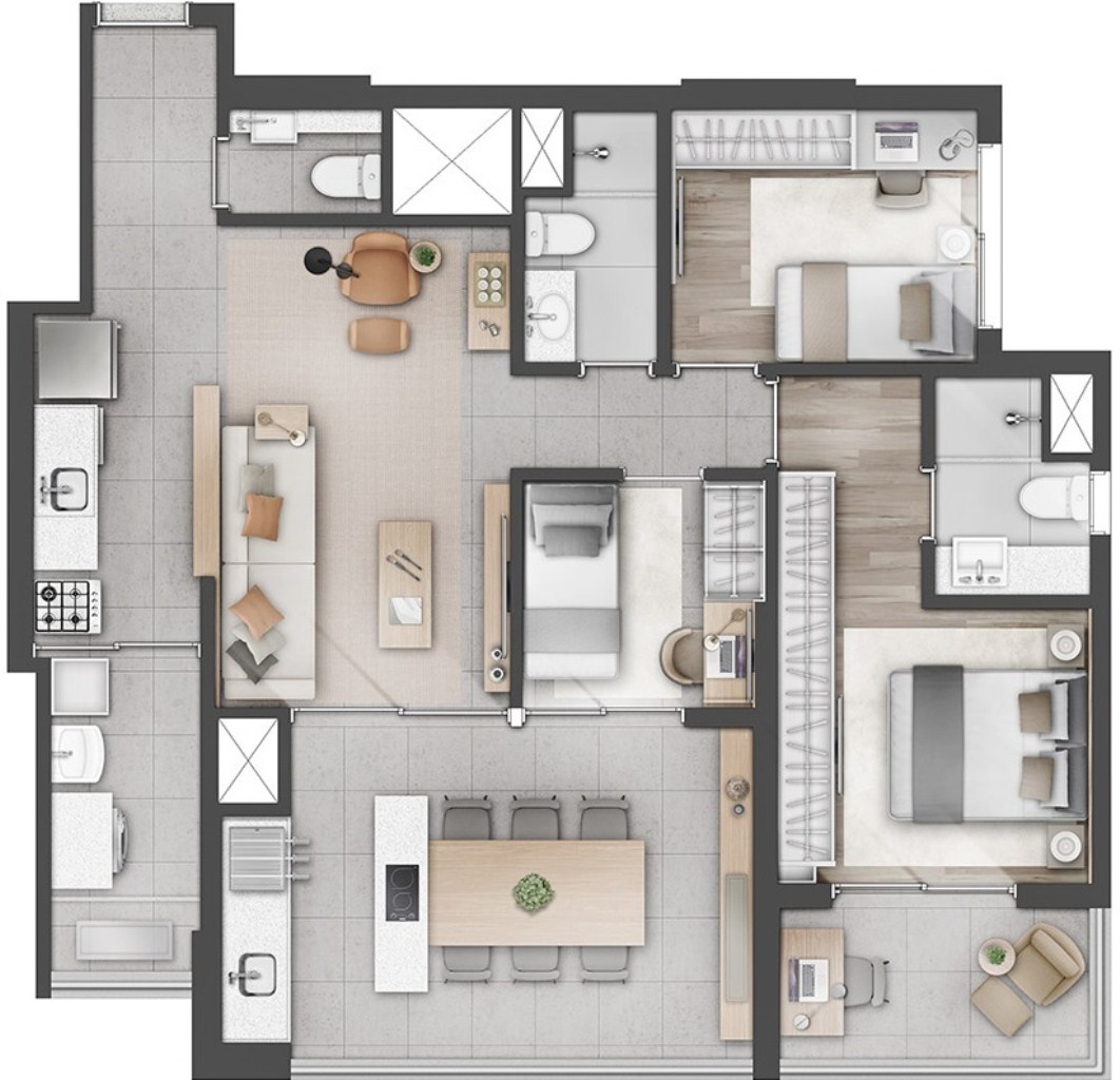 Apartamento, 3 quartos, 110 m² - Foto 15