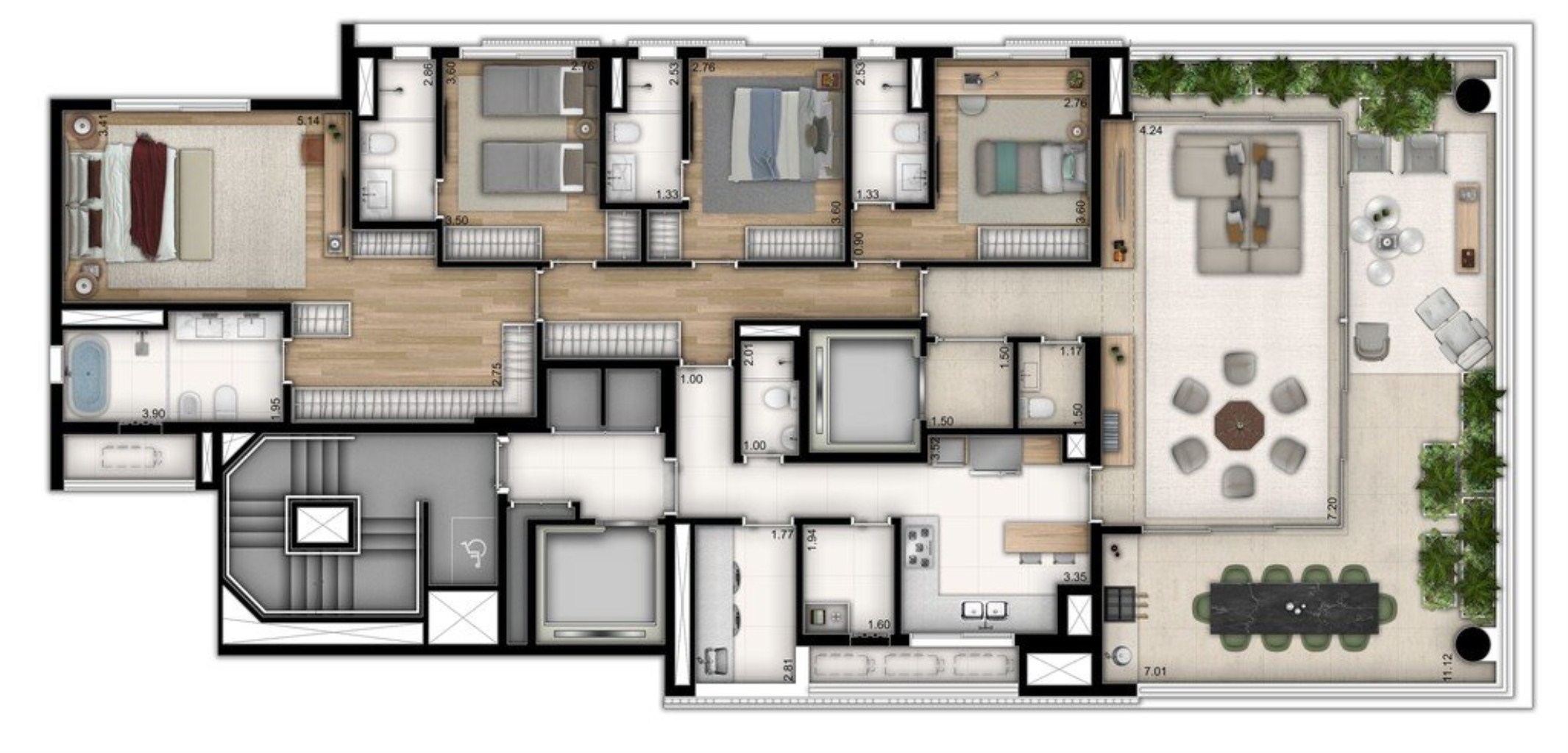 Cobertura à venda com 4 quartos, 427m² - Foto 24