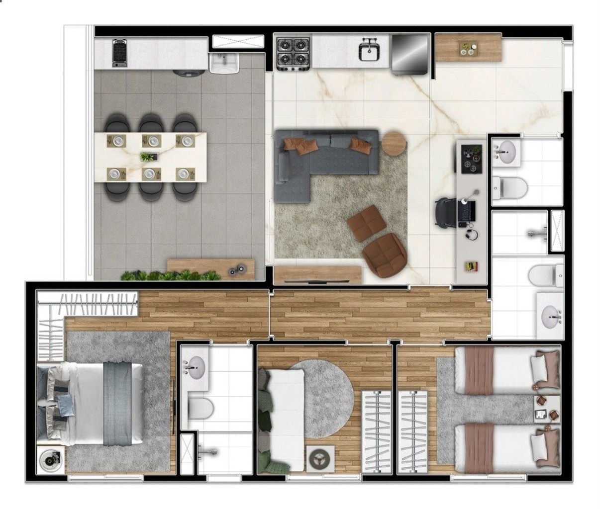 Apartamento à venda com 2 quartos, 49m² - Foto 24