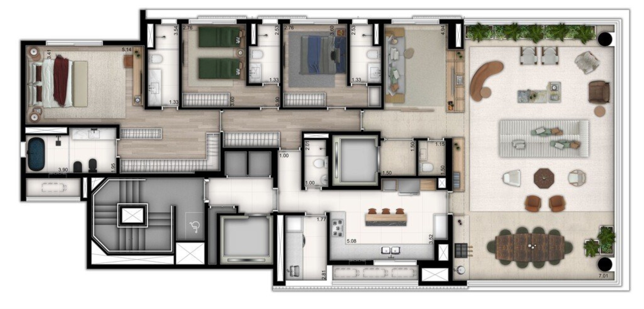 Cobertura à venda com 4 quartos, 427m² - Foto 25