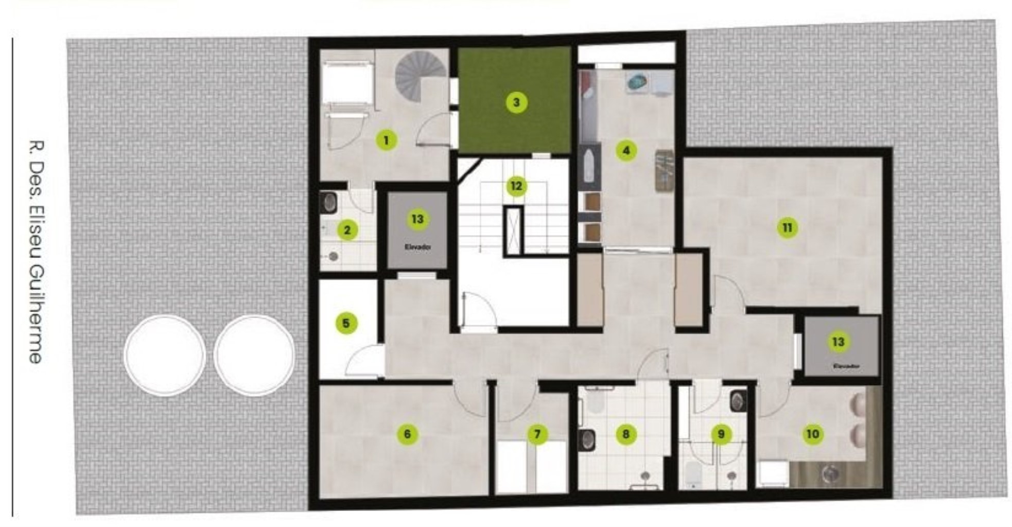 Apartamento à venda com 1 quarto, 26m² - Foto 2