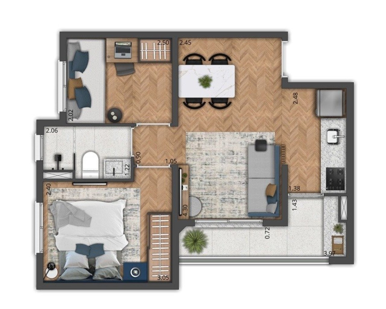 Apartamento à venda com 2 quartos, 39m² - Foto 17