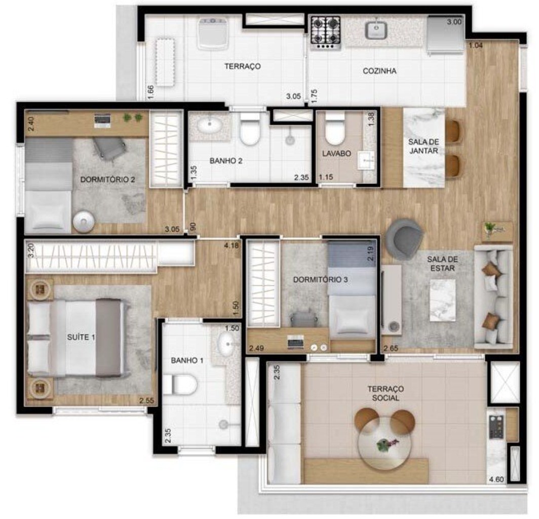 Apartamento à venda com 2 quartos, 63m² - Foto 26