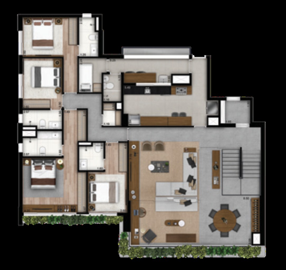 Apartamento, 4 quartos, 201 m² - Foto 21