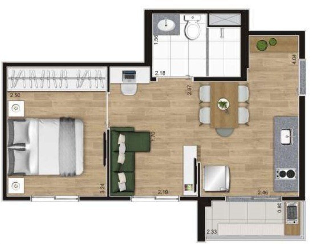 Apartamento à venda com 2 quartos, 42m² - Foto 21