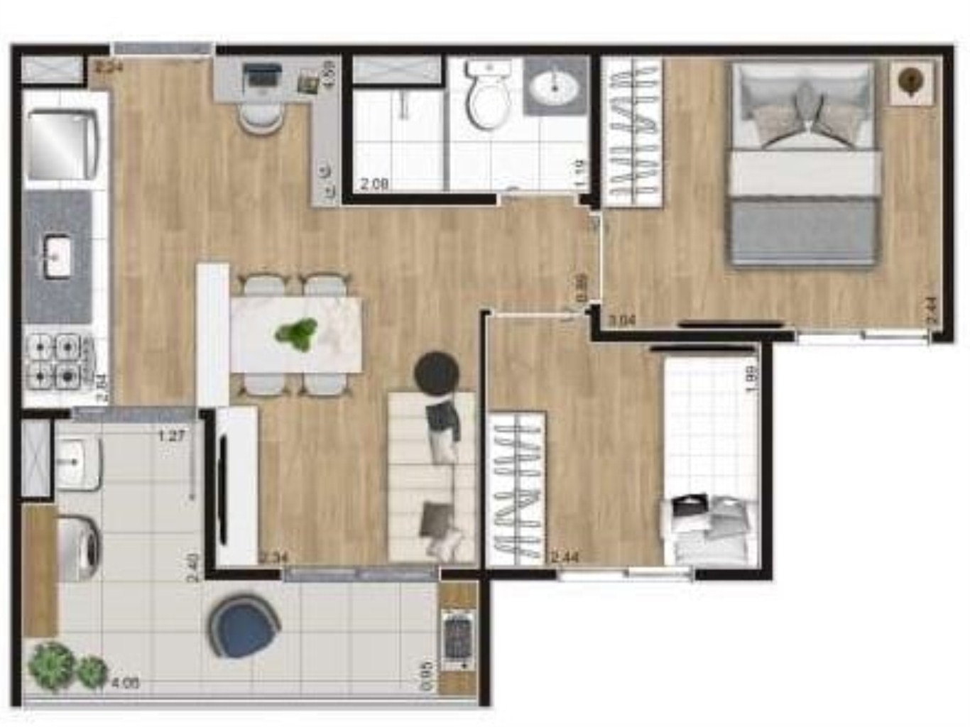 Apartamento à venda com 1 quarto, 30m² - Foto 20