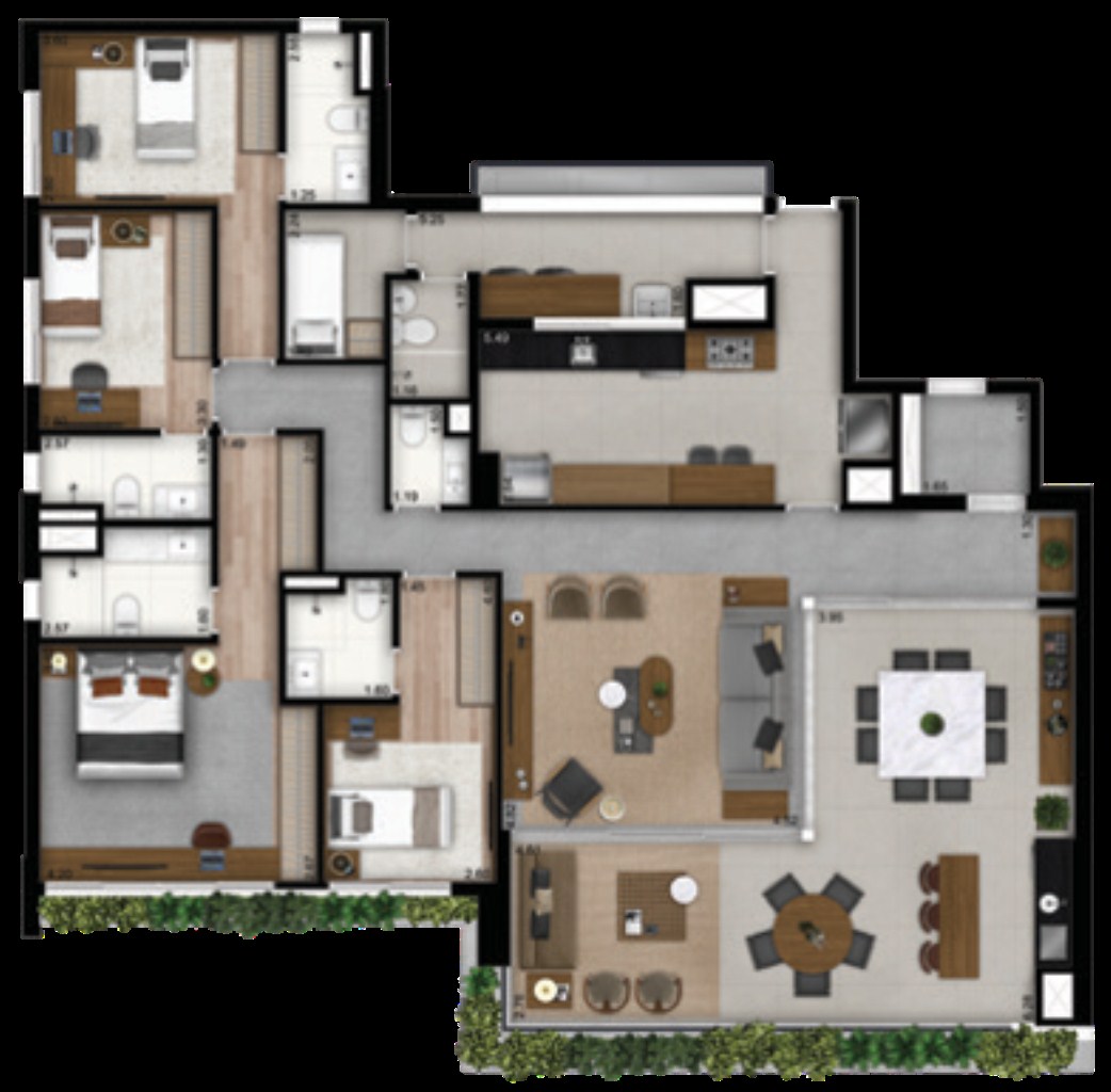 Apartamento, 4 quartos, 201 m² - Foto 16