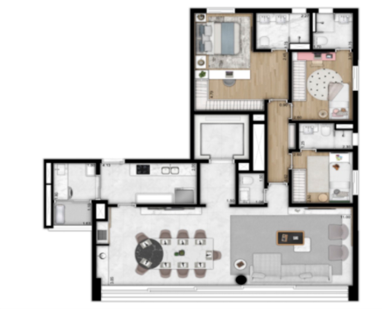 Apartamento, 3 quartos, 130 m² - Foto 5