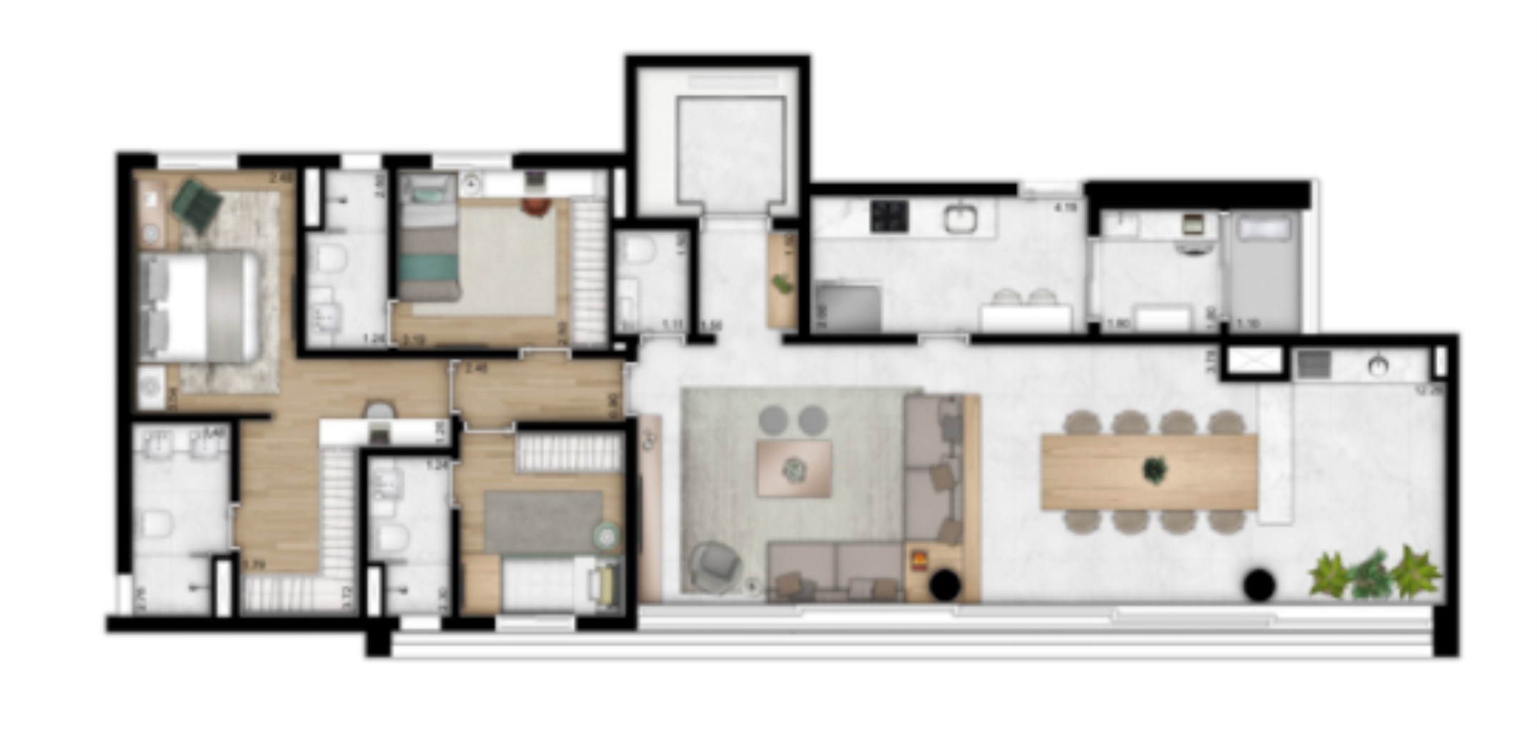 Apartamento, 3 quartos, 130 m² - Foto 4