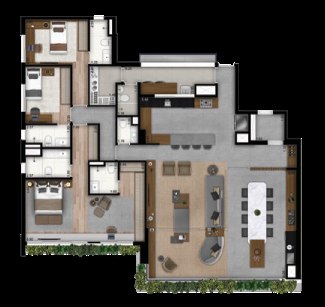 Apartamento, 4 quartos, 201 m² - Foto 17
