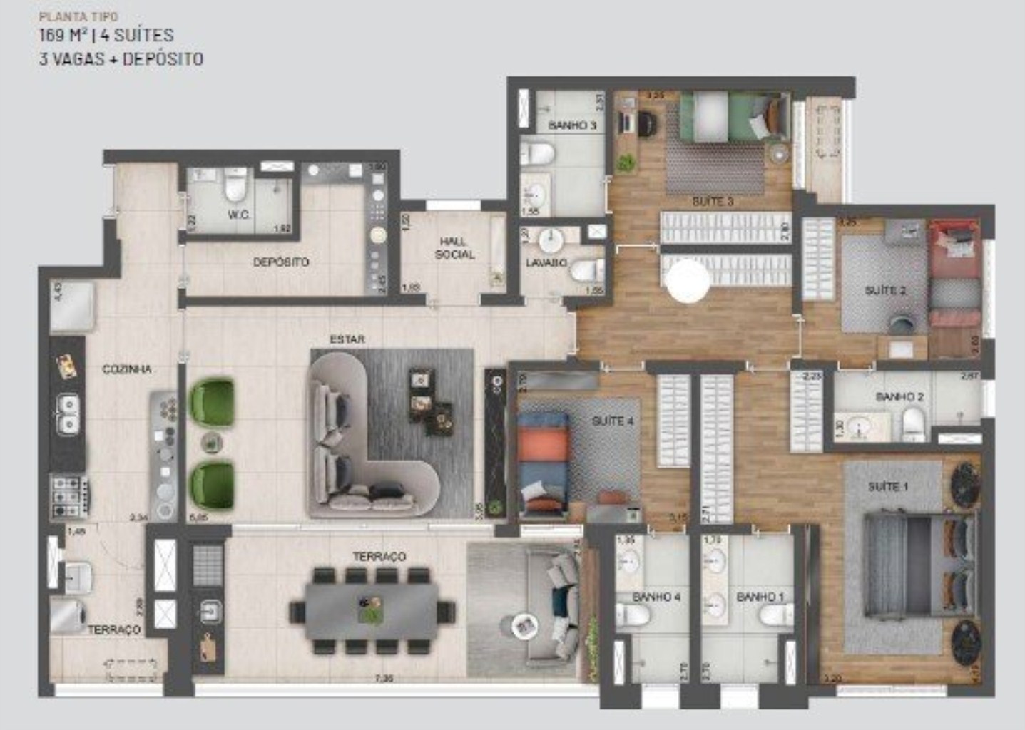 Apartamento à venda com 3 quartos, 122m² - Foto 26