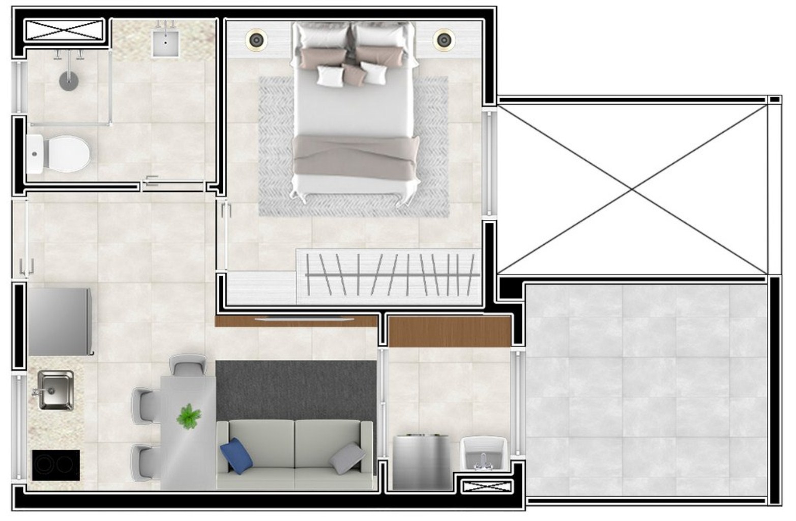 Apartamento, 1 quarto, 25 m² - Foto 32