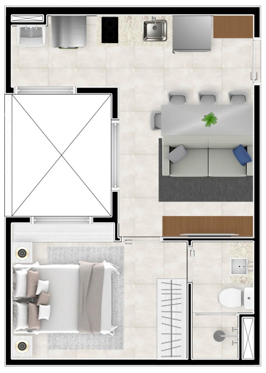 Apartamento, 1 quarto, 25 m² - Foto 27